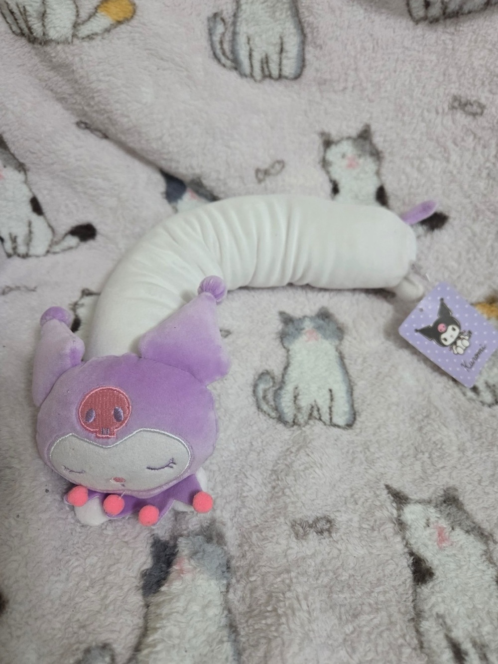Sanrio Kuromi Wrist Rest Gaming Computer Typing Plushie Plush Stuffed Animal NWT